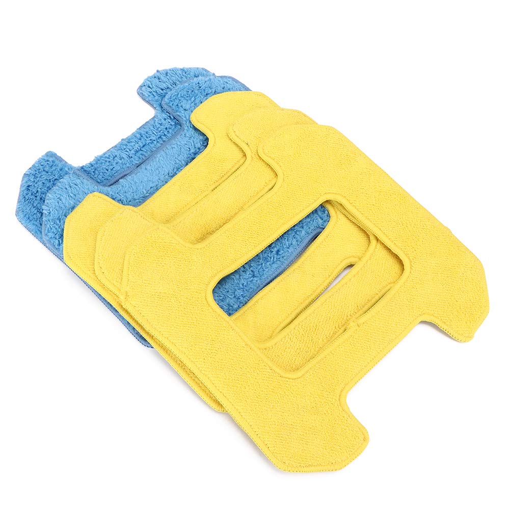 Washable Microfiber Glass Cleaning Cloth for Window Cleaning Robots - Reusable Robot Mop Pads for Smart Home Window Washing