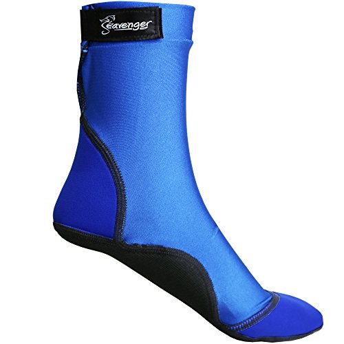 Seavenger SeaSnugs Tall Beach Socks for Soccer - Water Shoes for Men & Women - Quick-Dry, Non-Slip, UV Protection - Perfect for Beach, Pool, Water Sports & Outdoor Activities