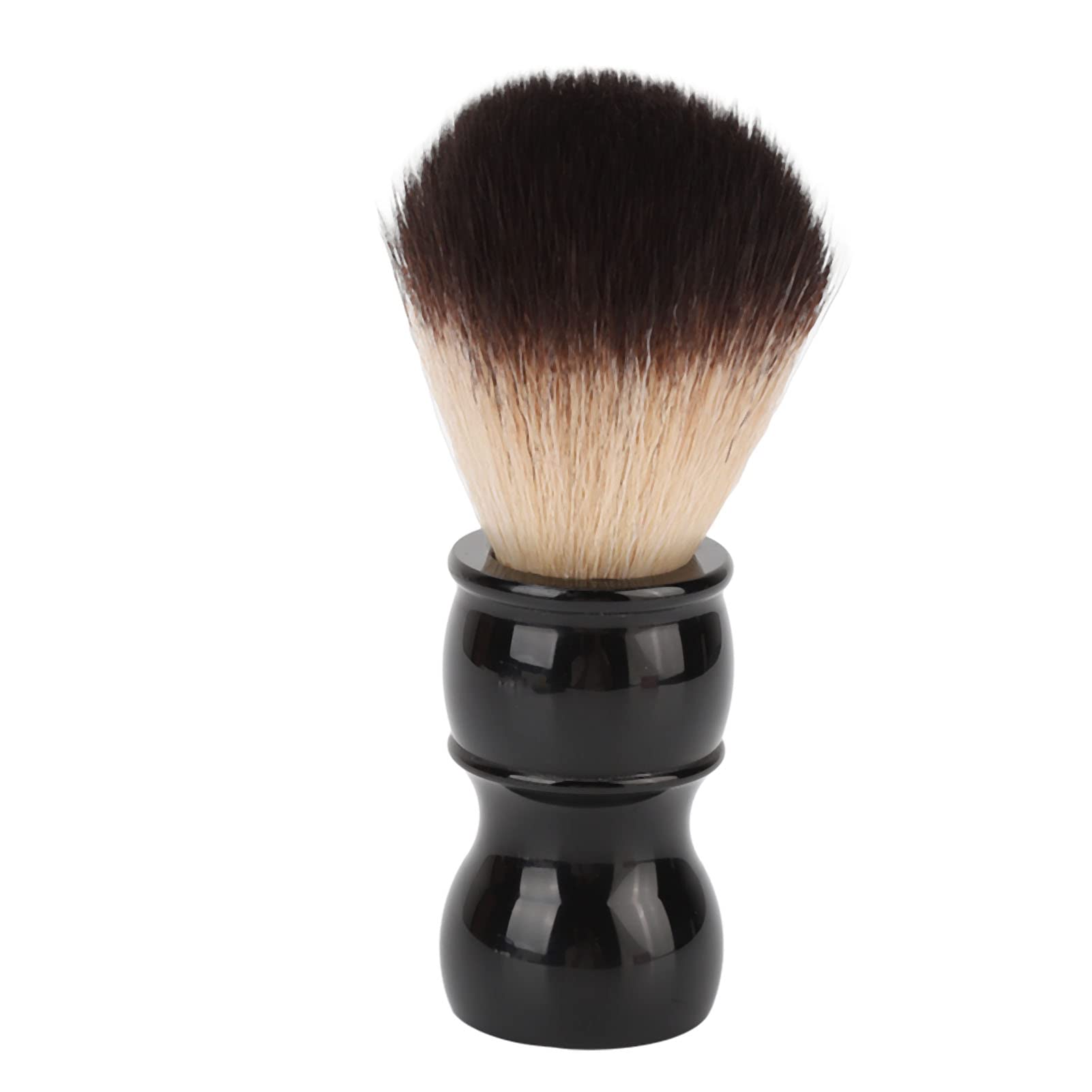 Professional Men's Shaving Brush with Ergonomic Resin Handle & Soft Nylon Bristles - Portable Face Grooming Tool for Wet Shaving & Beard Care | Perfect for Travel & Daily Shaving Routine