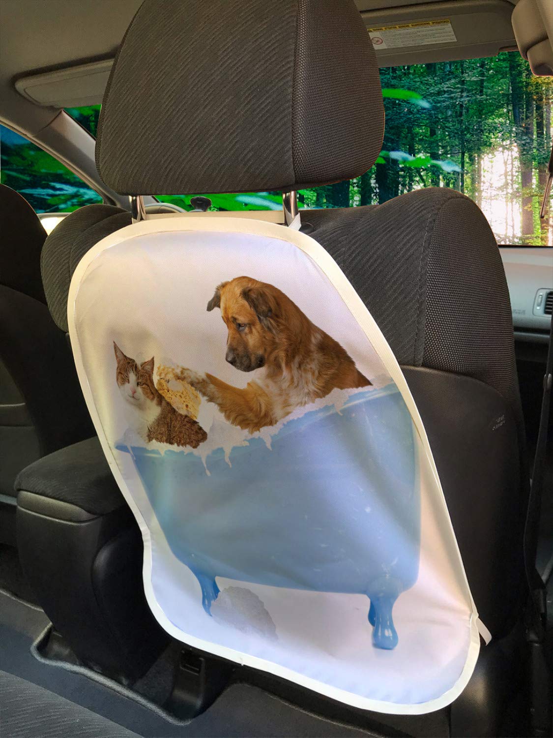 Ambesonne 2-Pack Cat & Dog Car Seat Protector - 18