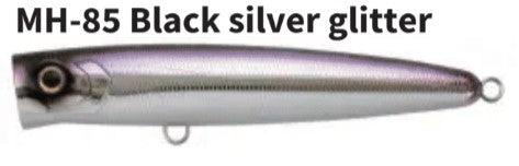 Black Silver Glitter