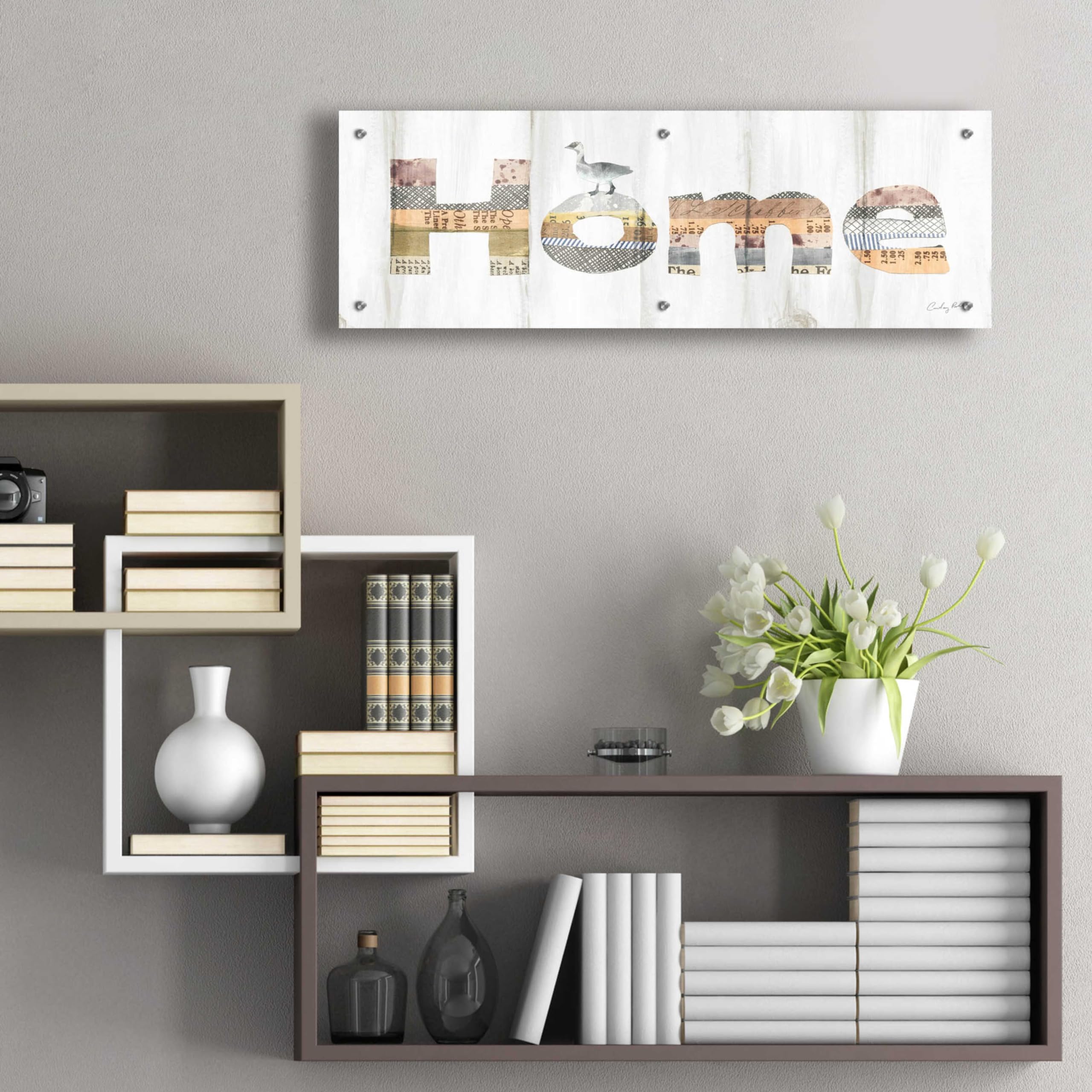 Farm Family III by Courtney Prahl - 36x12 Inch Acrylic Glass Wall Art Painting - Modern Home Decor for Living Room, Bedroom & Office