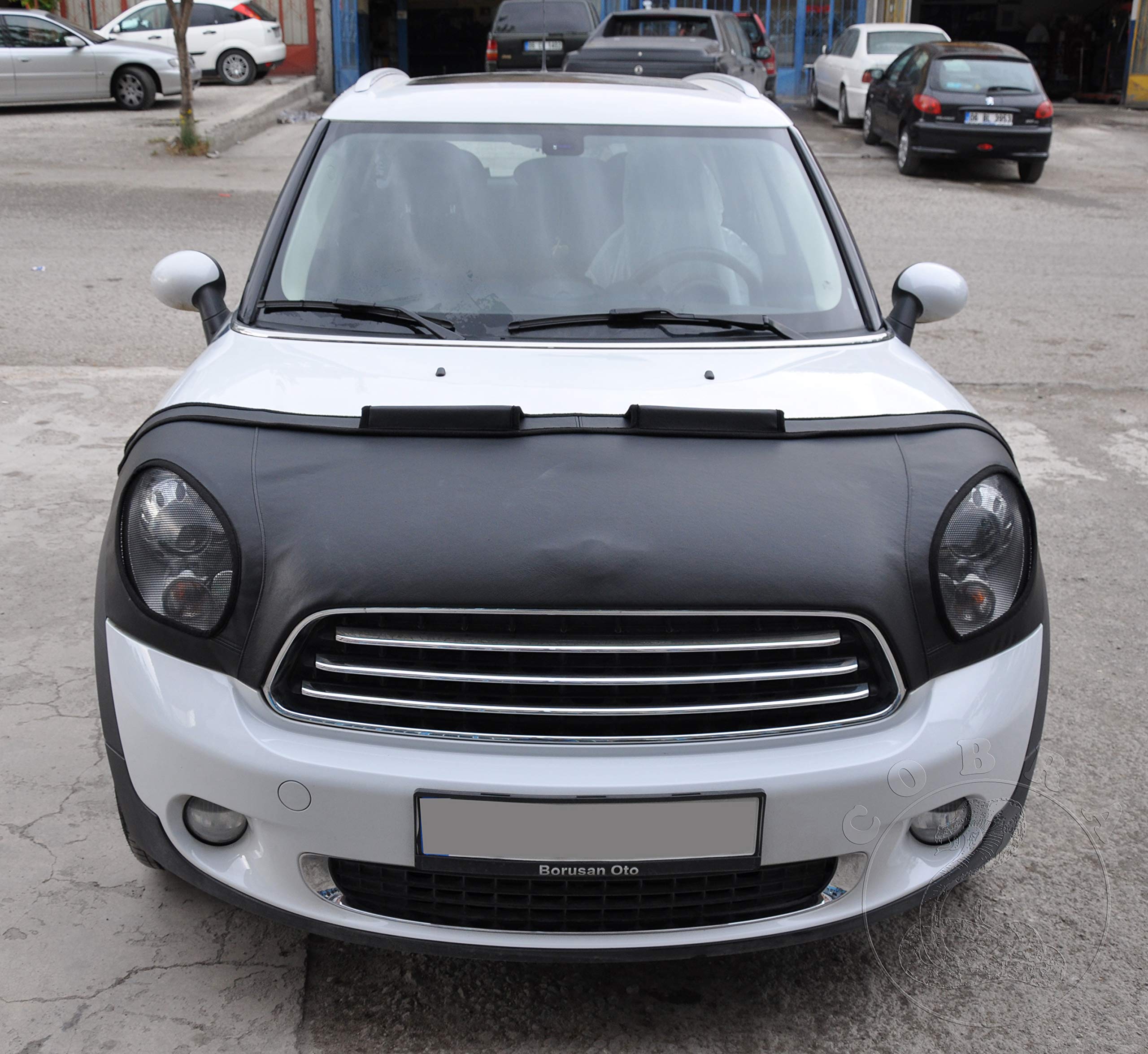 Premium Car Hood Bra Cover for Mini Countryman 2011-2016 - Durable Protection Against Road Debris & Weather - Perfect for Road Trips & Daily Commutes