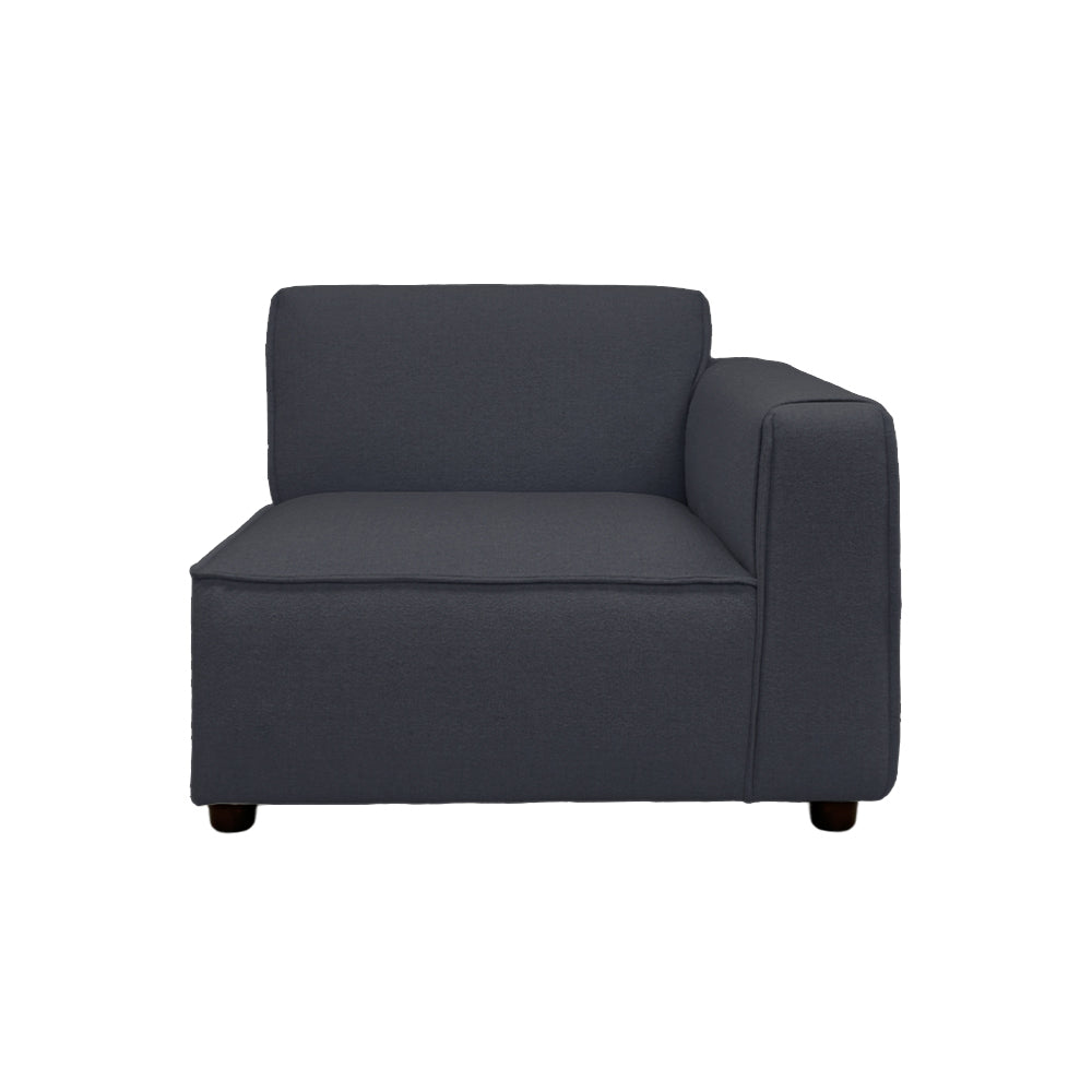 Bruno Right Arm Modular Chair - Modern Ergonomic Office Chair with Adjustable Height & Lumbar Support - Perfect for Home Office, Gaming & Workspace