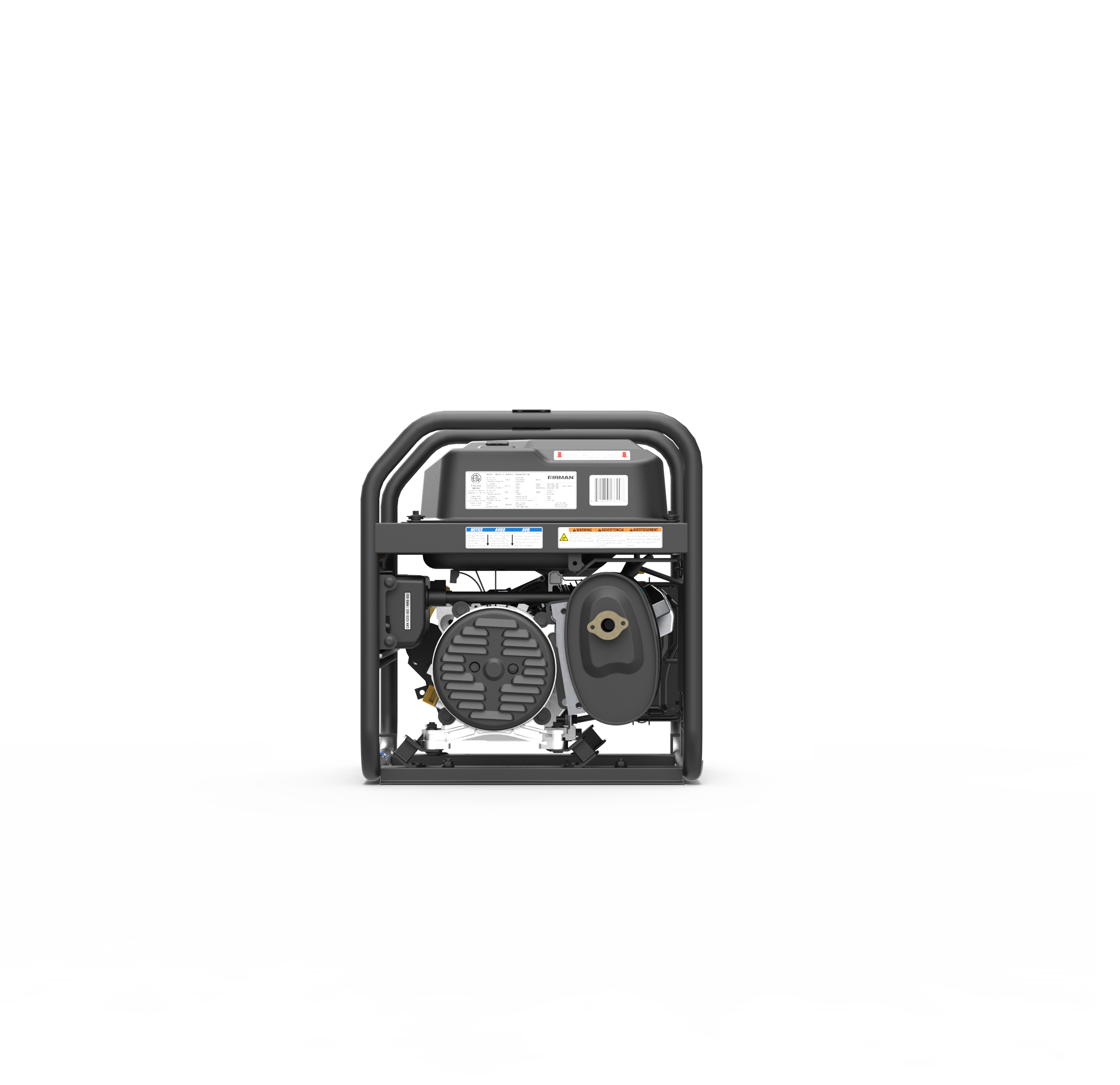 4550W Portable Gas Generator with Recoil Start - 120V Power for Camping, Outdoor Events & Emergency Backup