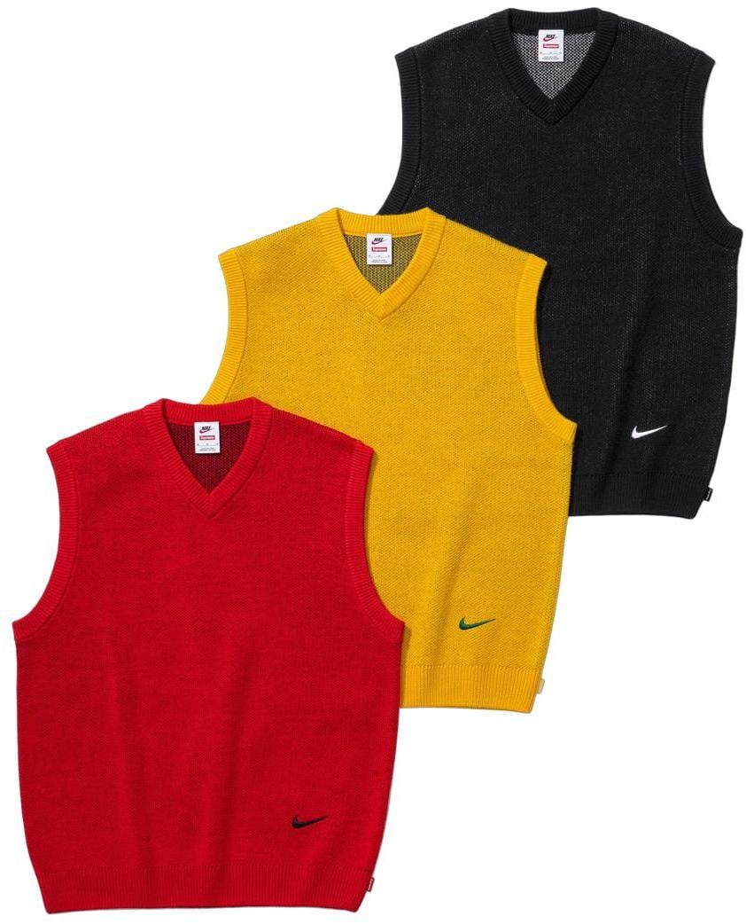 Supreme x Nike Sweater Vest for Men - Preorder Now | Stylish & Comfortable for Casual Wear, Street Fashion & Layering
