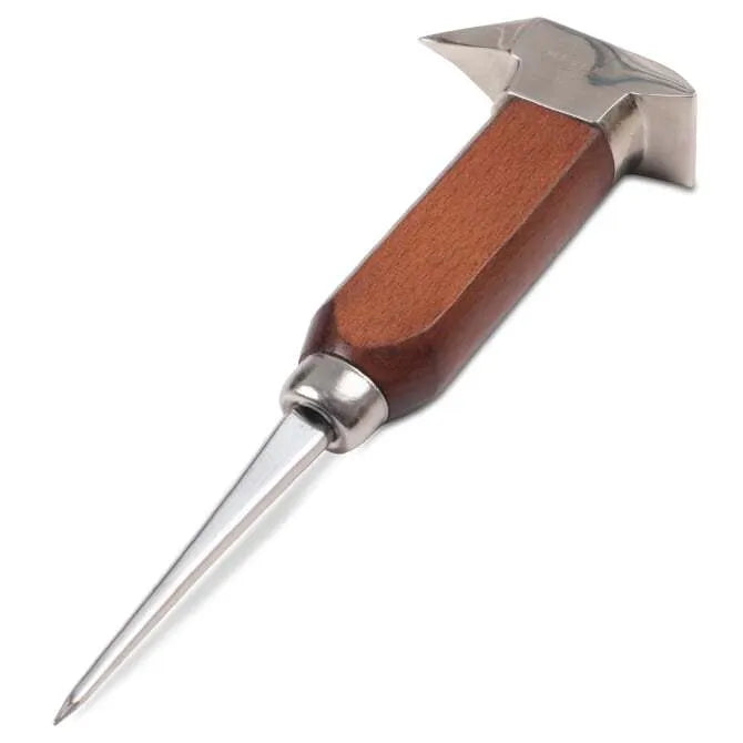Barfly Ice Pick with Anvil Top - Professional Stainless Steel Cocktail Ice Breaker Tool for Bartenders & Home Bars - Perfect for Crushing Ice for Cocktails, Whiskey, and Mixed Drinks