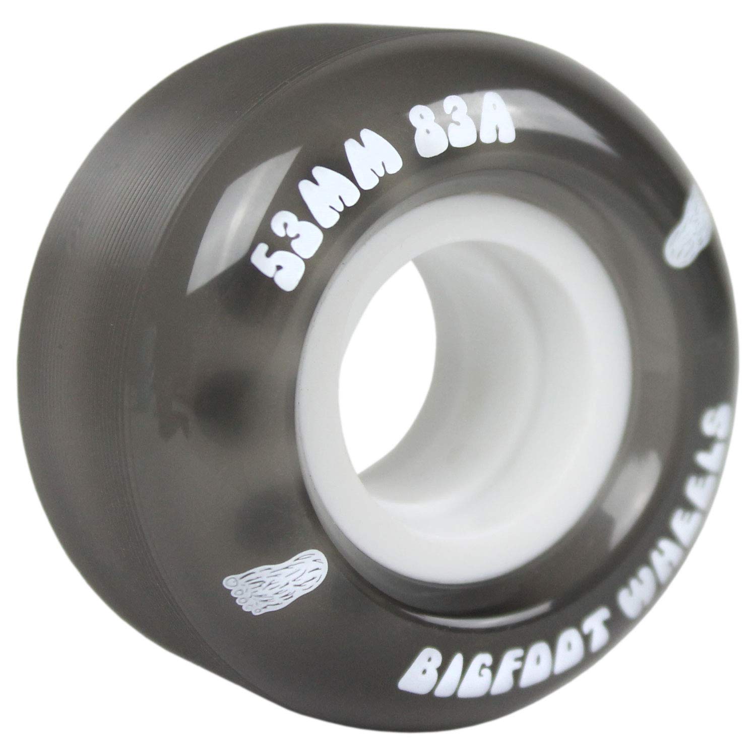 **Premium Independent Skateboard Trucks Kit - Bigfoot 53mm Soft 83A Wheels, Bones Reds Bearings, 1