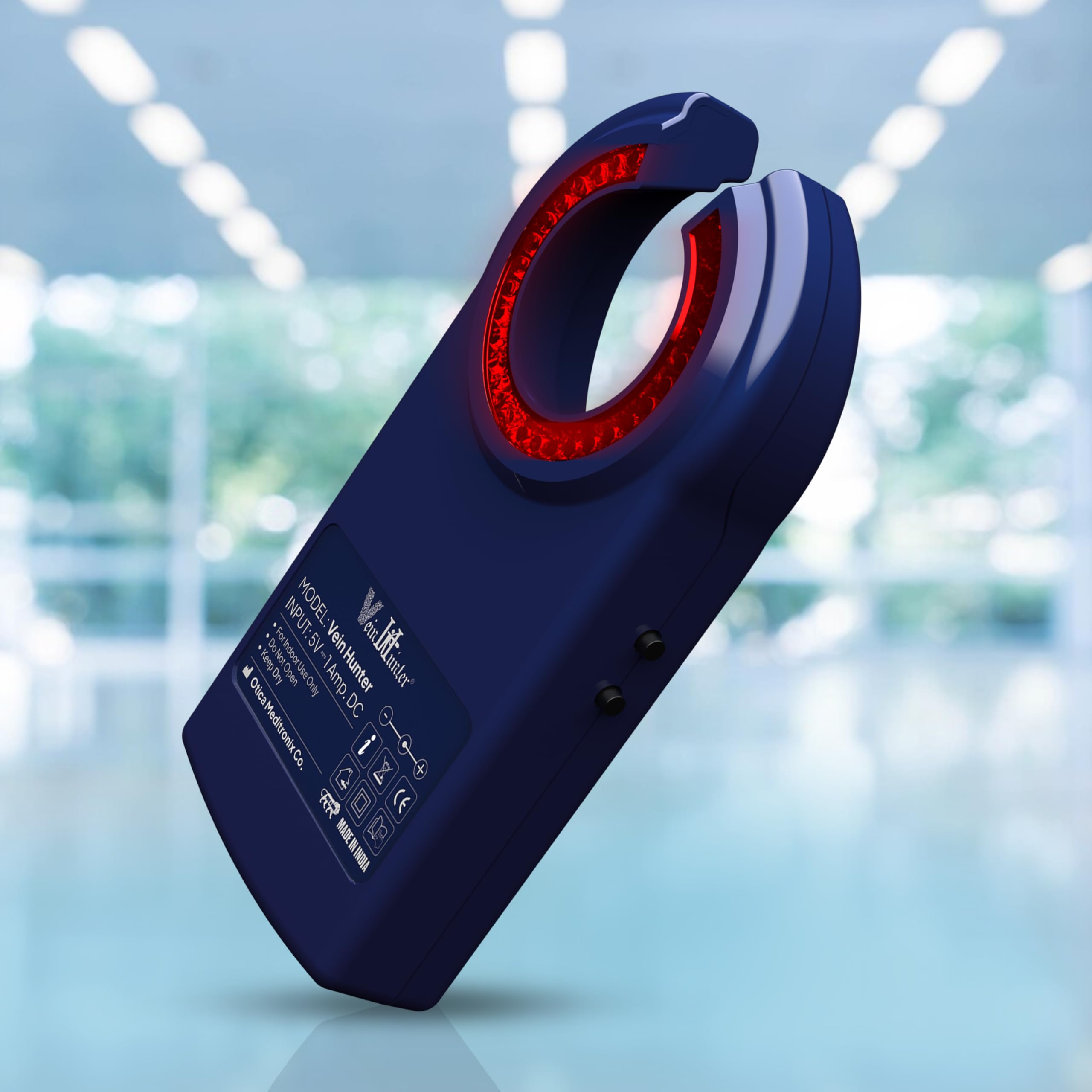 **LED Infrared Vein Finder Glasses for IV Access & Phlebotomy - Vein Detection Device for Doctors, Nurses & Home Use | Medical, Emergency & DIY Scenarios**