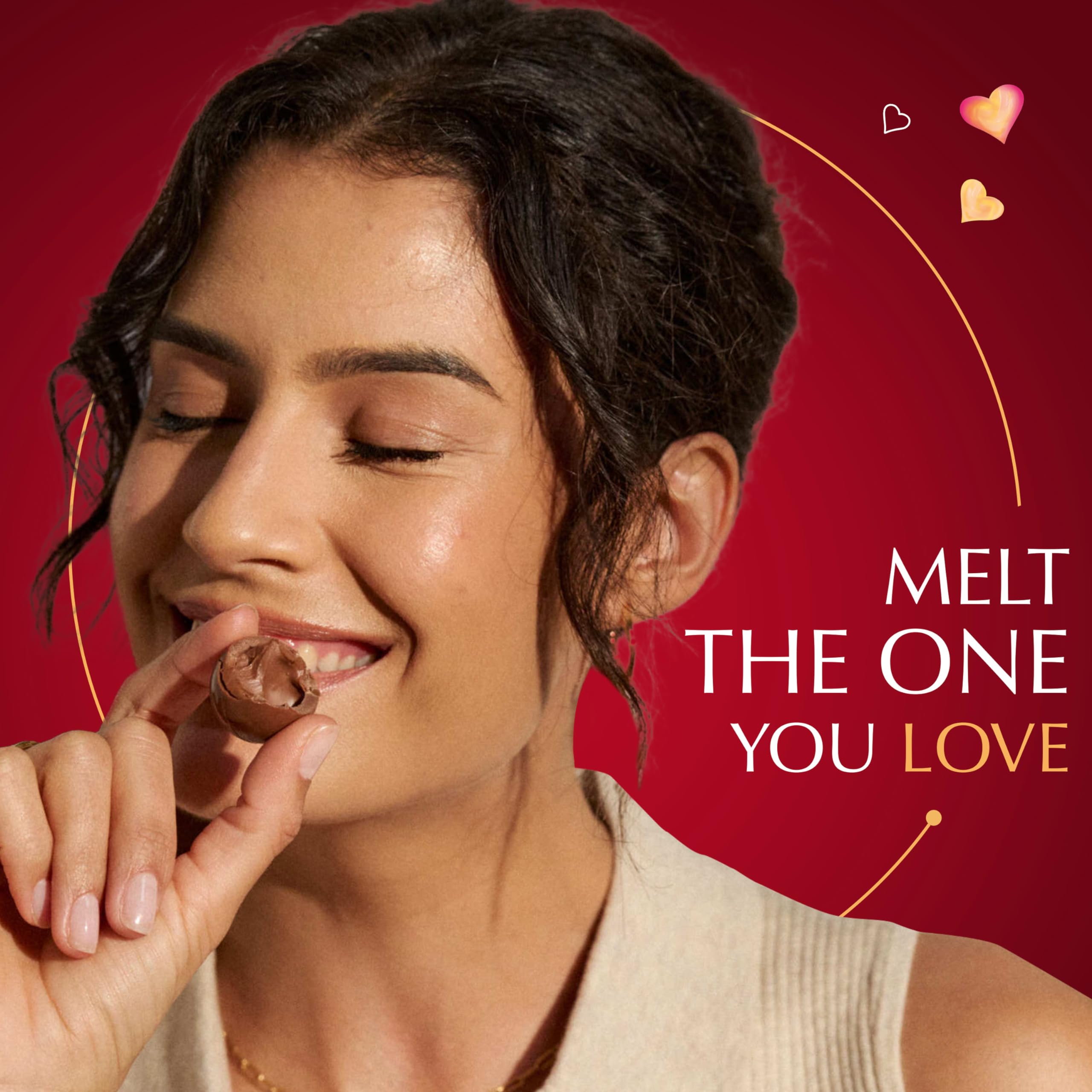 Lindt LINDOR Valentine's Day Milk Chocolate Truffles - Heart Shaped Candy with Creamy Milk Chocolate Filling, 3 oz - Perfect for Gifts, Romantic Occasions & Sweet Treats