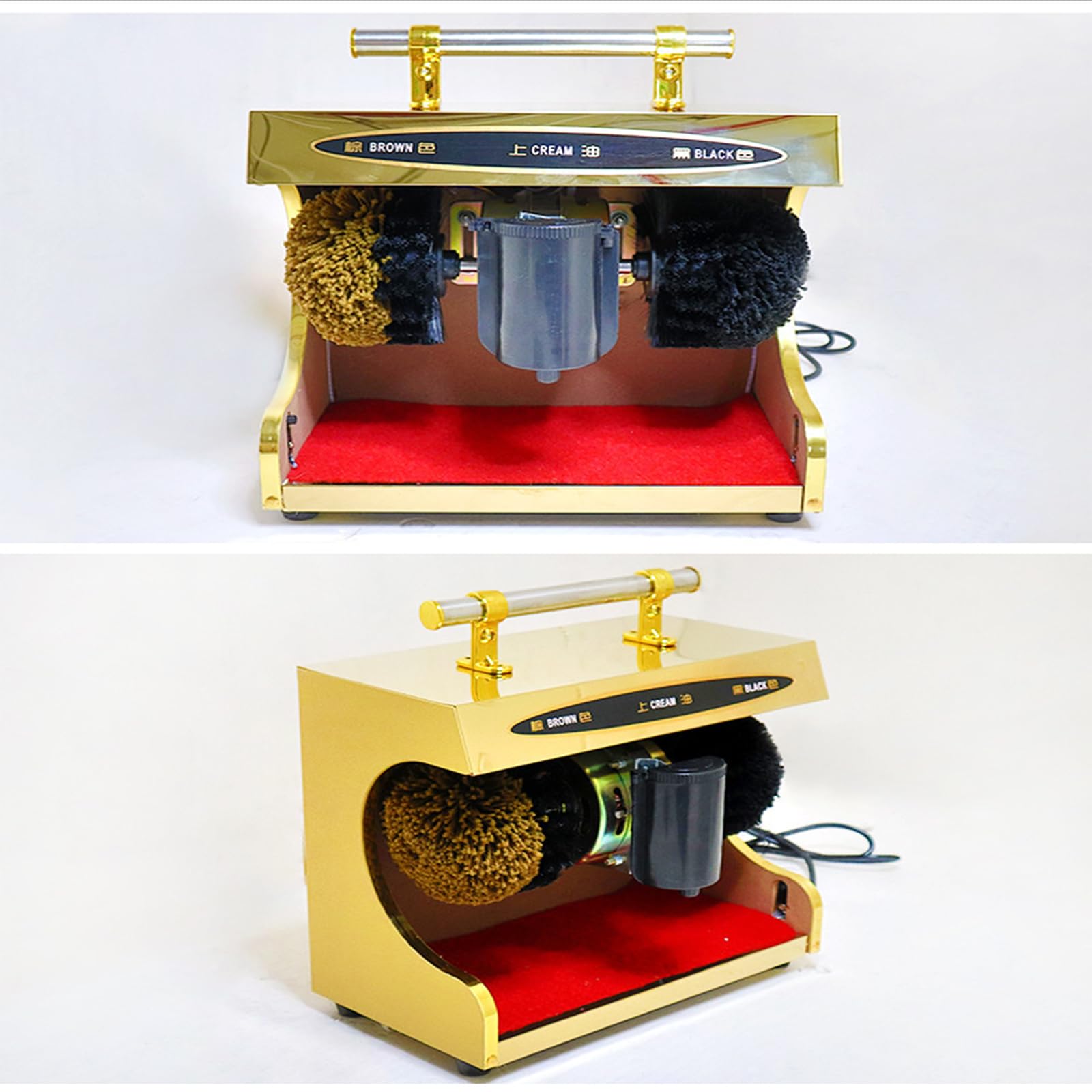 Automatic Shoe Polishing Machine - Electric Household & Commercial Shoe Shiner with Induction Sensor for Home, Hotel Lobby & Office Use - Perfect for Leather, Suede & Dress Shoes Maintenance