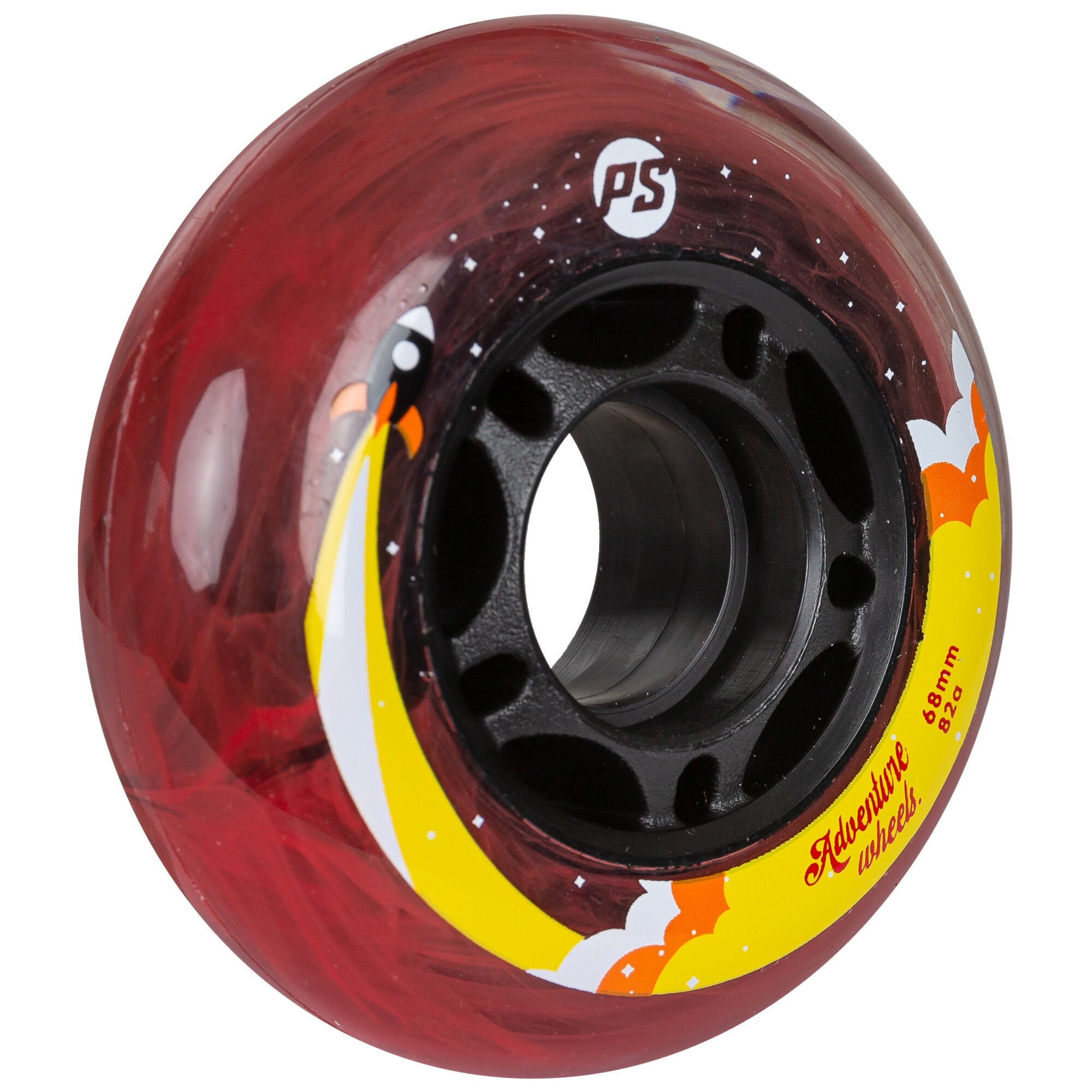 Adventure 68/82A Skateboard Wheels - 4 Pack for Smooth Cruising & Street Skating - Perfect for Beginners & Pro Riders