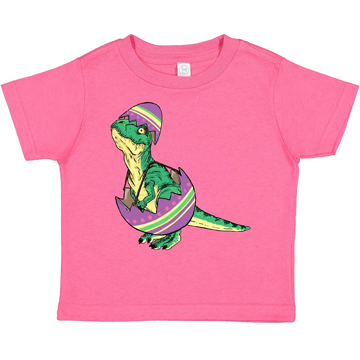 Easter Baby T-Rex in Egg Cute Dinosaur Toddler T-Shirt - Fun Holiday Outfit for Easter Egg Hunts & Spring Celebrations