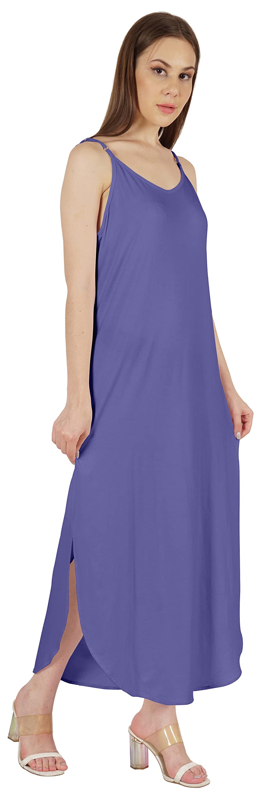 Inkmeso Women's Sexy Summer Dress - Spaghetti Strap Casual Maxi Dress for Beach, Resort & Vacation | Flowy Boho Chic Dress for Pool Party, Date Night & Tropical Getaways