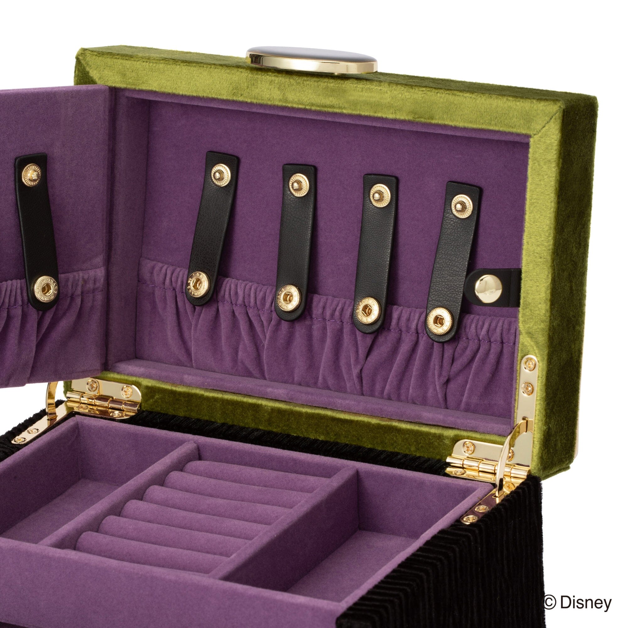 Disney Villains Maleficent Jewelry Box - Small Gothic Jewelry Storage for Necklaces & Rings - Perfect for Disney Fans, Collectors & Gift Giving