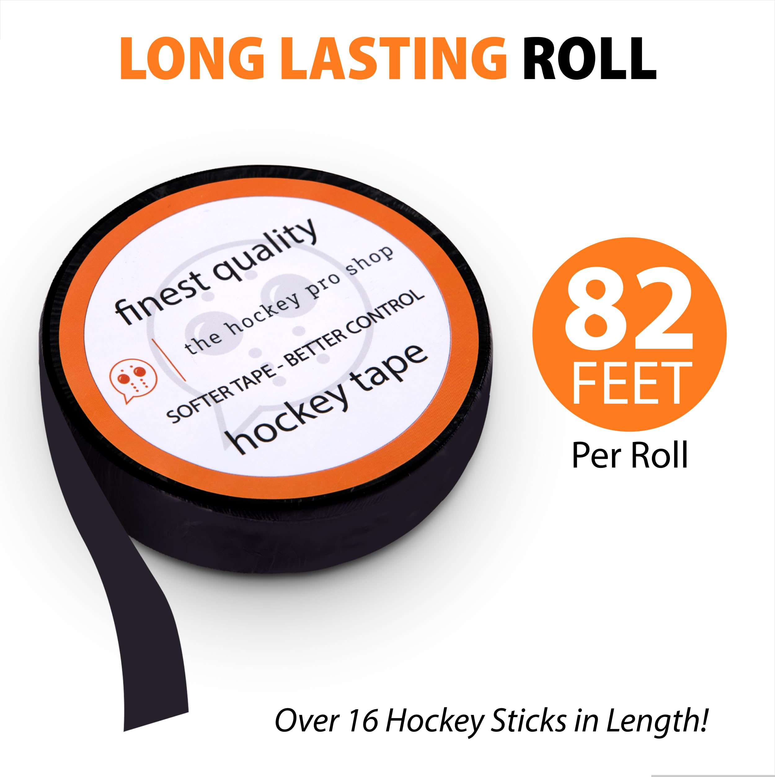 Premium Cloth Hockey Tape - 3 Roll Pack for Stick, Blade & Handle Protection | Multipurpose Sports Tape for Street Hockey, Equipment & Accessories | Ideal for Players, Coaches & Gifts