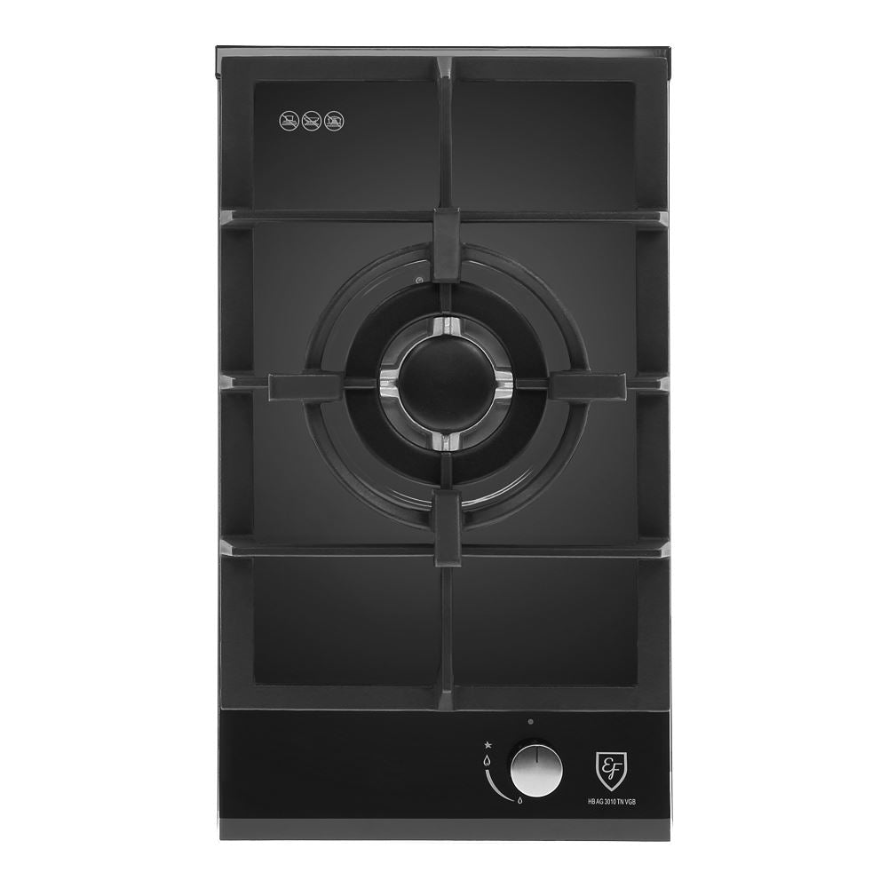 EF HB AG 3010 TN VGB 30cm Single Burner Gas Hob - Compact Portable Stove for Camping, Outdoor Cooking & Small Kitchen Spaces