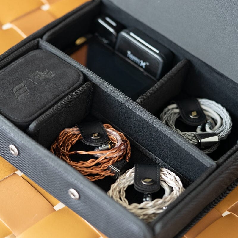 Effect Audio Chamber Carrying Case - Premium Headphone Storage Pouch for Travel & Home Use - Protect Your Earphones in Style
