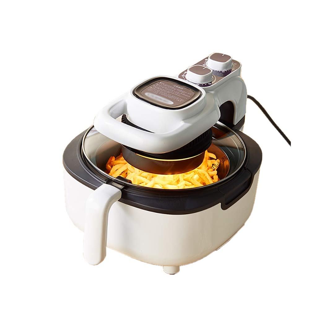 **Yzg 5L Air Fryer with Rapid Air Technology - 1100W Oil-Free Electric Hot Air Fryer Oven for Healthy Cooking, Baking & Roasting - White (Perfect for Family Meals, Snacks & Low-Fat Diets)**