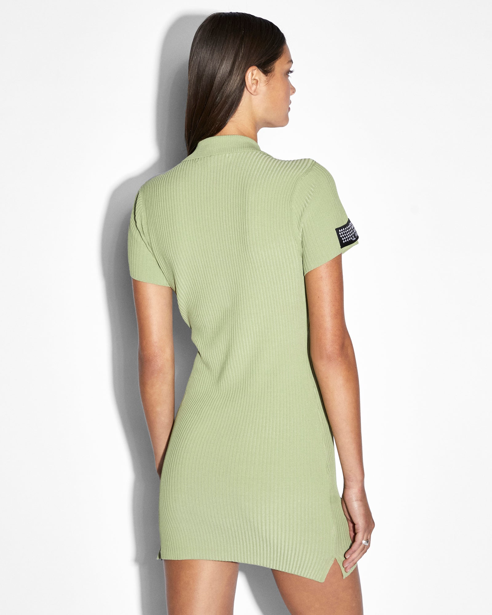 Stylish League Polo Dress in Sage Green - Perfect for Casual Outings, Workwear & Summer Fashion
