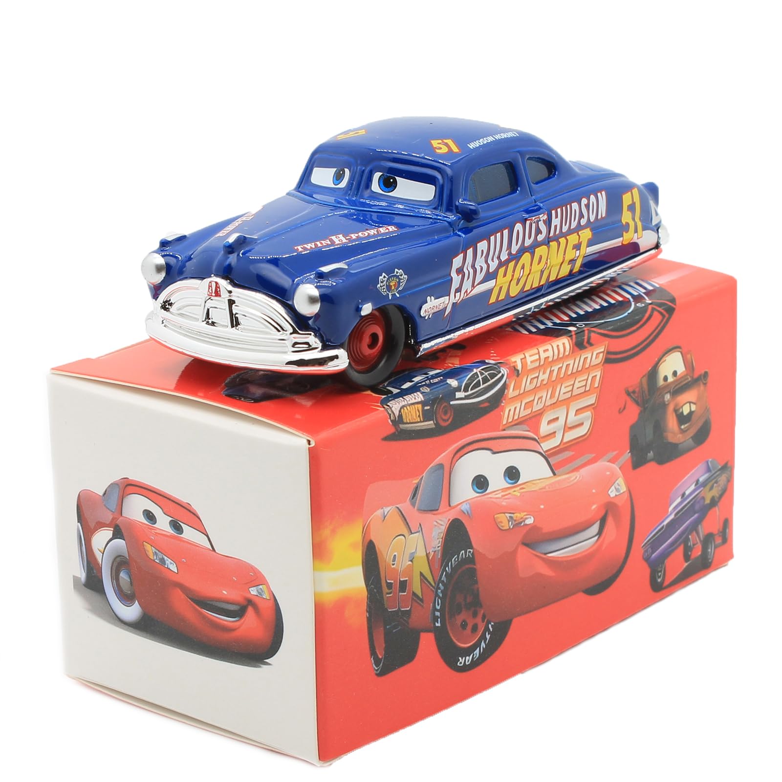 6-Piece Die-Cast Toy Car Set - Movie-Inspired Vehicles for Kids, Perfect Gift for Boys Age 3+ | Birthday, Playtime & Collectible Display