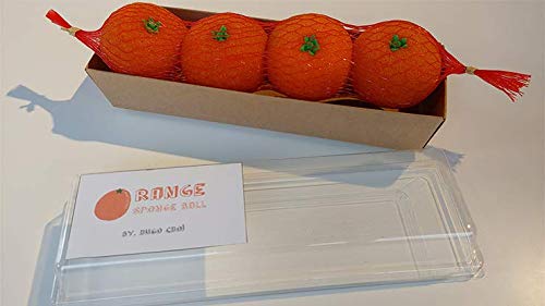 Anna Shin Orange Fruit Sponge Ball by Hugo Choi - Fun Magic Trick Toy for Kids, Parties & Stage Performances