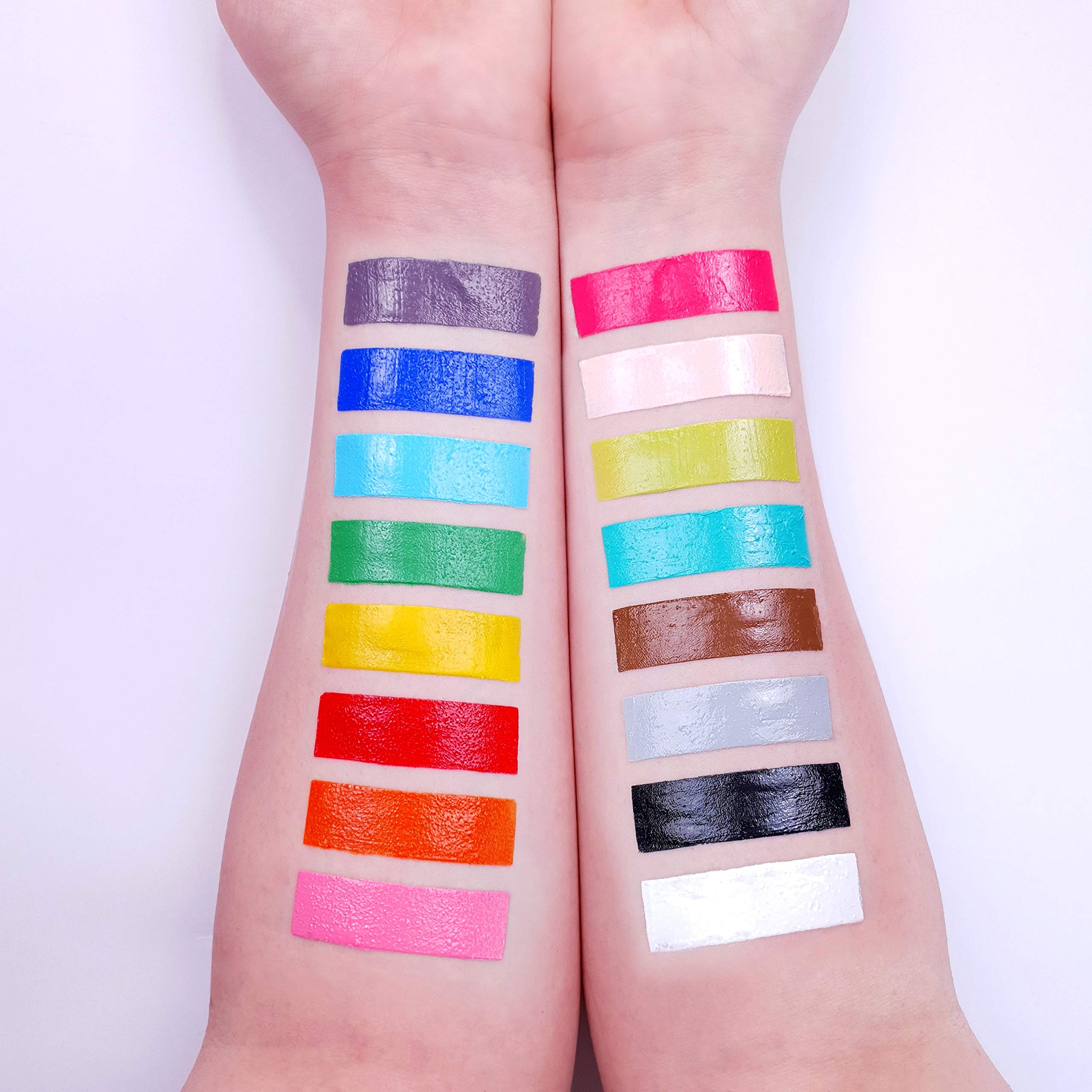 Moon Creations Face Paint Stick & Body Crayon - Non-Toxic Makeup for Kids & Adults - 0.12oz Pale Skin Tone - Perfect for Halloween, Cosplay, Face Painting Parties & Festivals