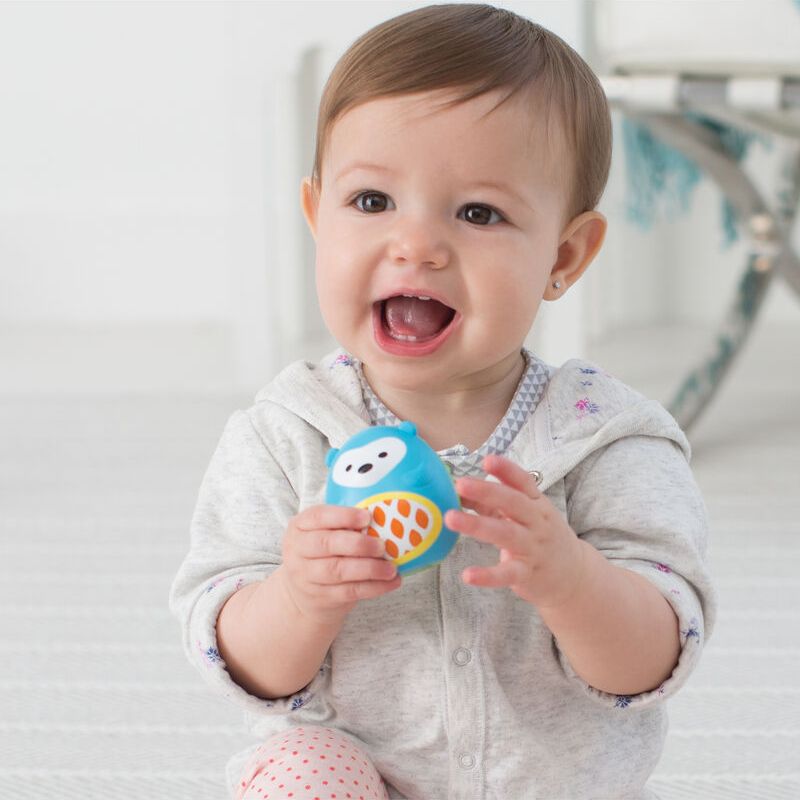Skip Hop Egg Shaker Trio - Musical Baby Toys for Early Learning & Sensory Play - Perfect for Daycare, Preschool & Home Playtime