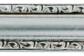 Silver Leaf With Brown Antique