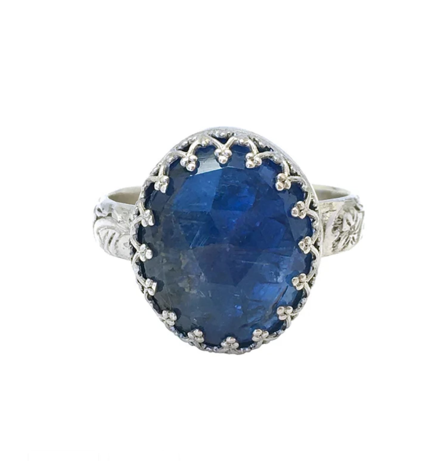 Exquisite Raw Faceted Tanzanite Ring in Argentium Silver by Galit – Handmade Jewelry for Women, Ethical Gemstone Engagement Ring, Boho Wedding Band, Unique Gift for Her