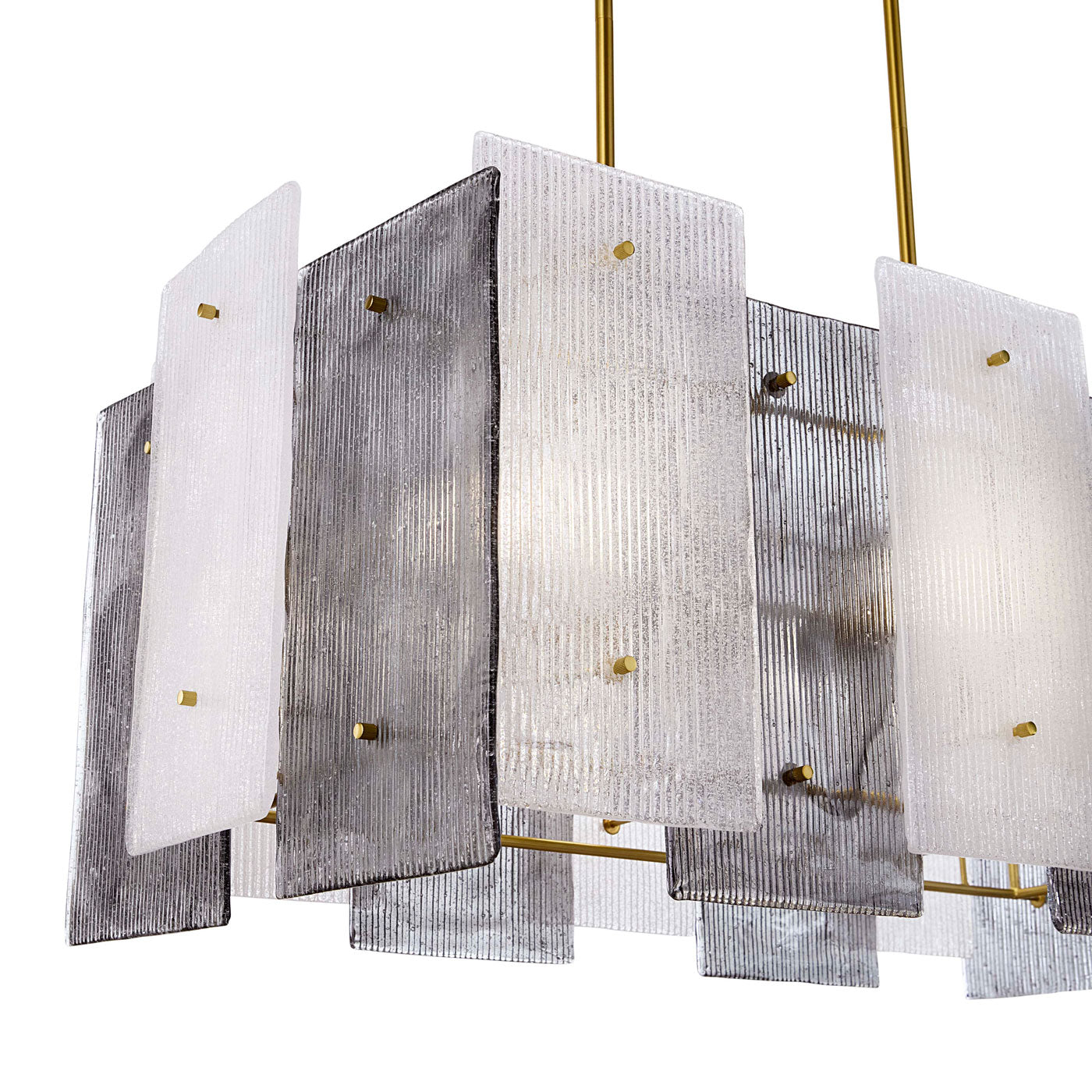 Rialto Chandelier - Modern Crystal Ceiling Light Fixture for Dining Room, Living Room & Bedroom | Elegant Home Lighting Decor