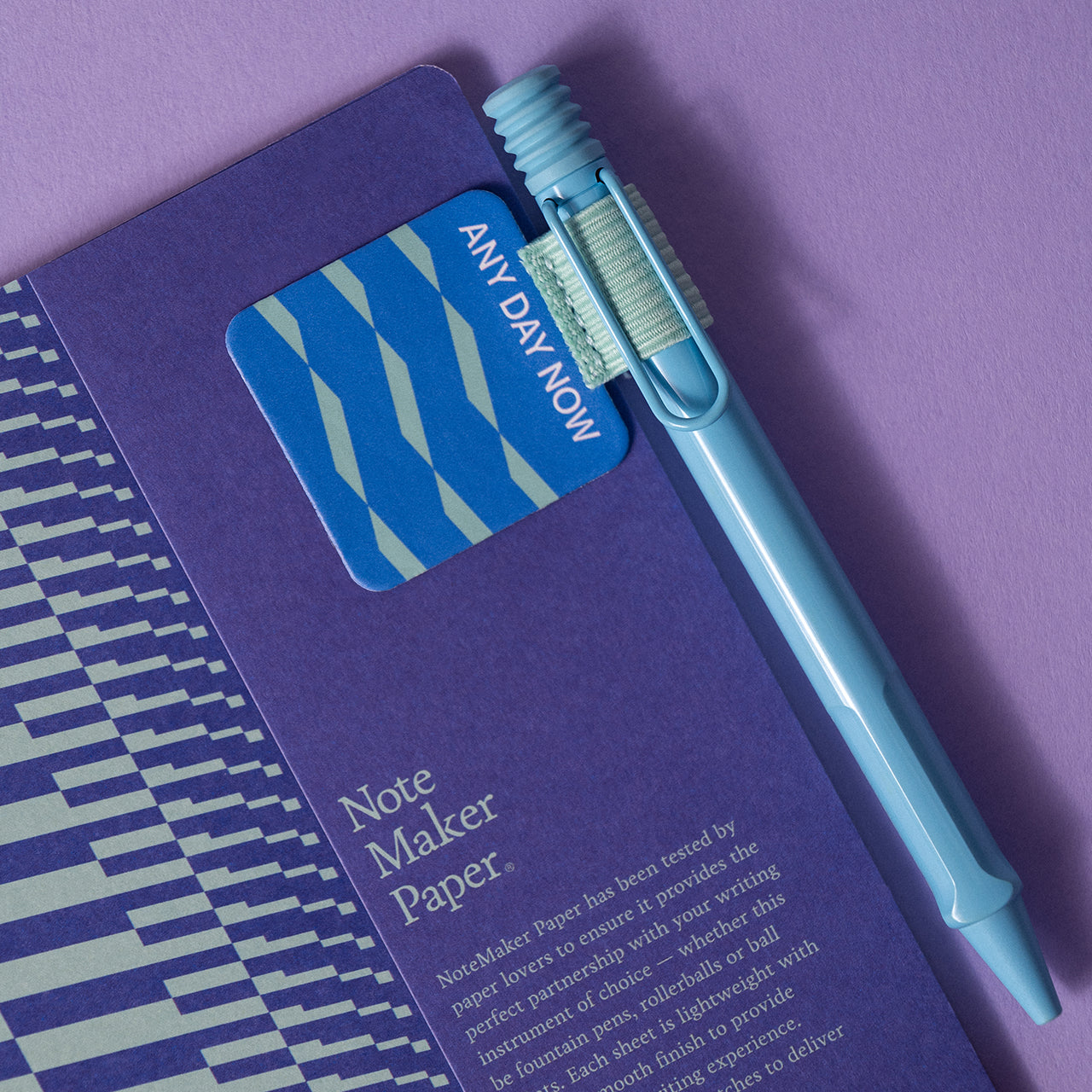 Any Day Now Pen Loop - Secure Pen Holder for Notebooks, Planners, and Journals | Perfect for Office, School, and Travel Organization