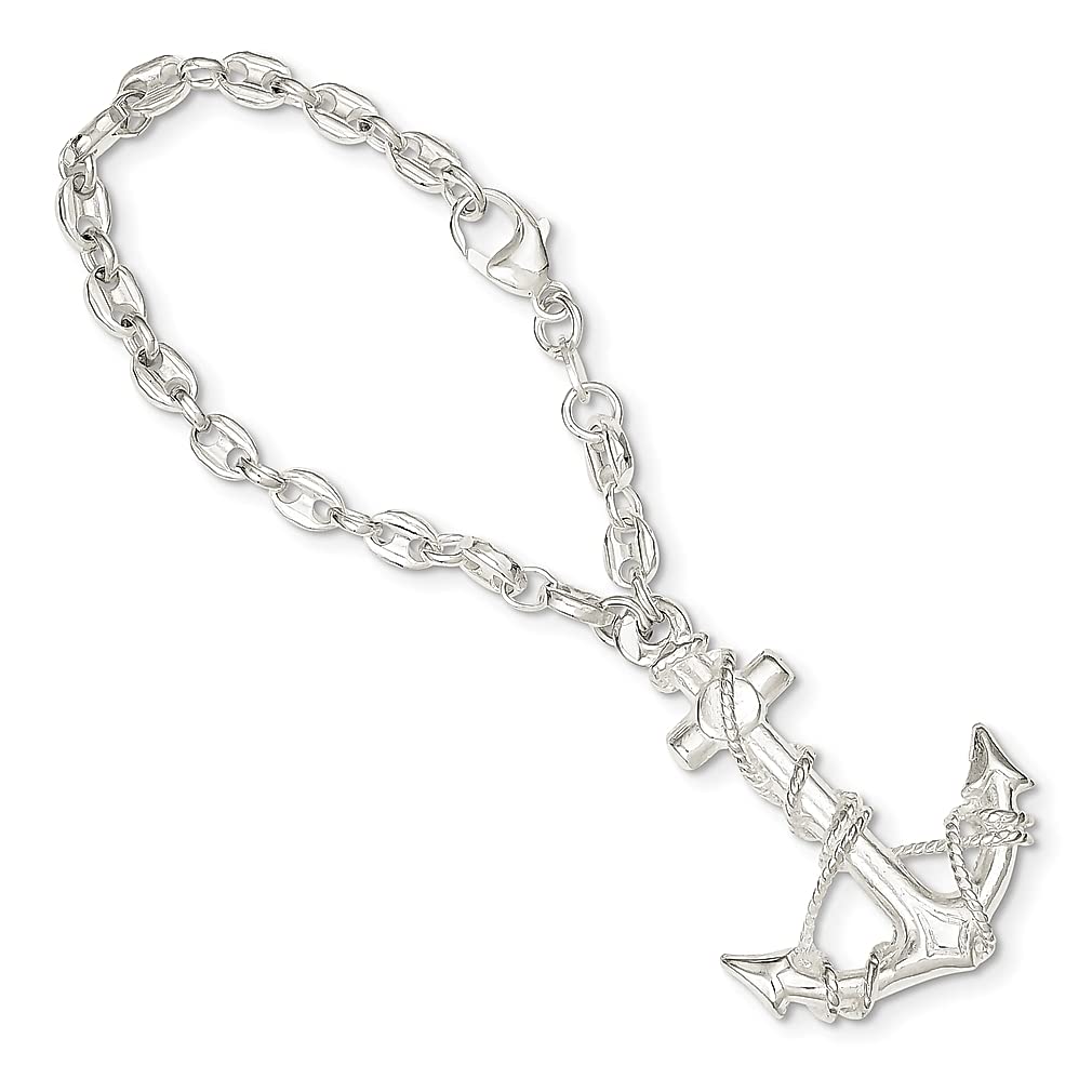 925 Sterling Silver Nautical Anchor & Ship Wheel Ring - Adjustable Band for Women - Perfect Marine Jewelry Gift for Sailors, Beach Lovers & Outdoor Enthusiasts - Ideal for Nautical Weddings, Beach Vacations & Everyday Wear