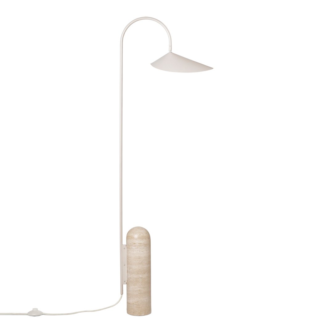 Ferm Living Arum Floor Lamp - Modern Scandinavian Design for Living Room, Bedroom & Office Lighting | Dimmable LED Light for Home Decor
