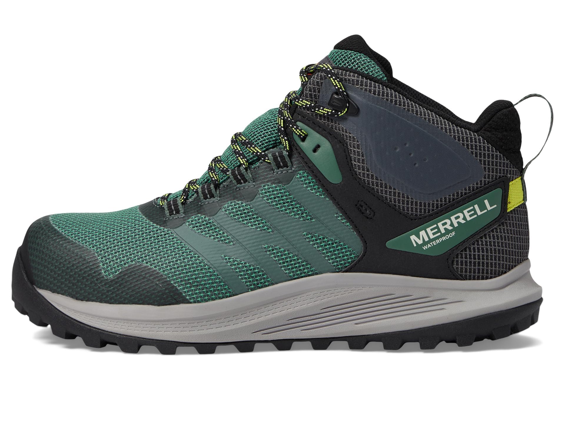 Merrell Men's Nova 3 Mid Waterproof Hiking Boot with Carbon Fiber Construction - Lightweight & Durable for Outdoor Adventures, Trail Running & Camping