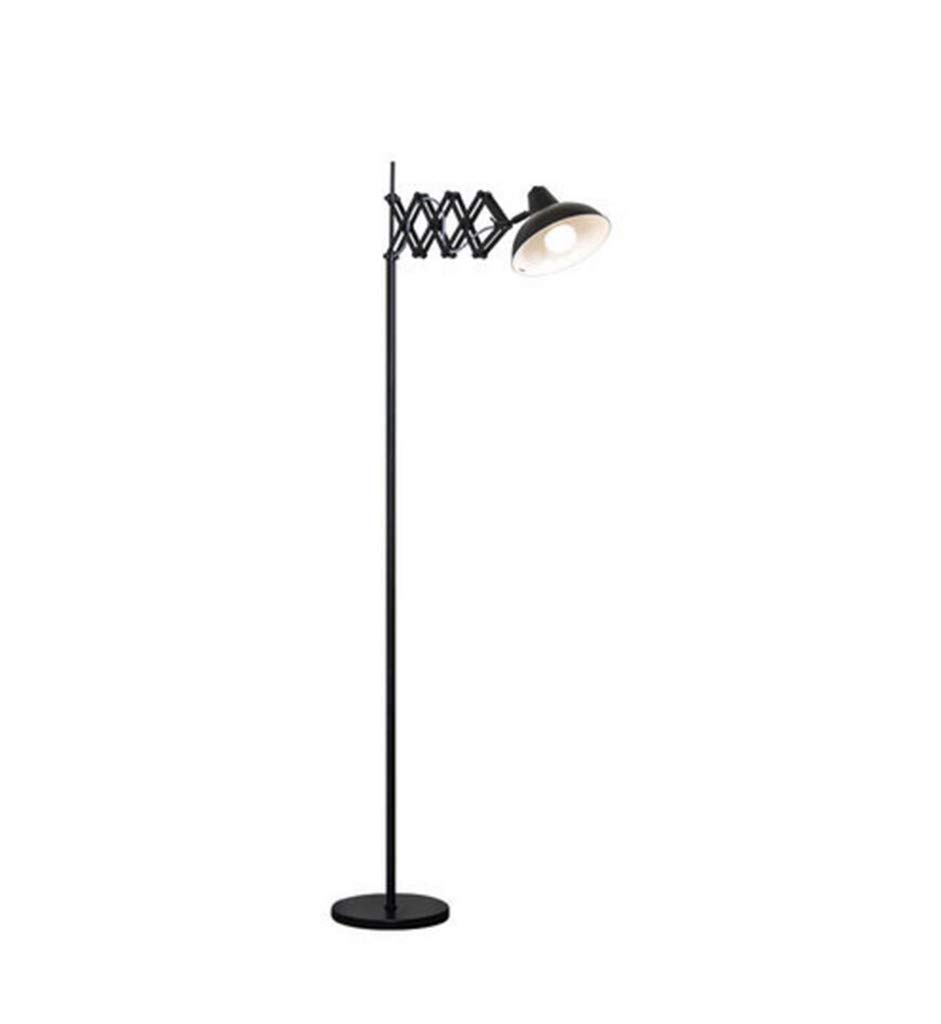 Postmodern Floor Lamp with Adjustable Arm - Nordic Style Study & Office Lighting for Reading, Working, and Learning - Telescopic Foldable Rocker Design (Color: A) - Perfect for Home Office, Living Room, and Bedroom