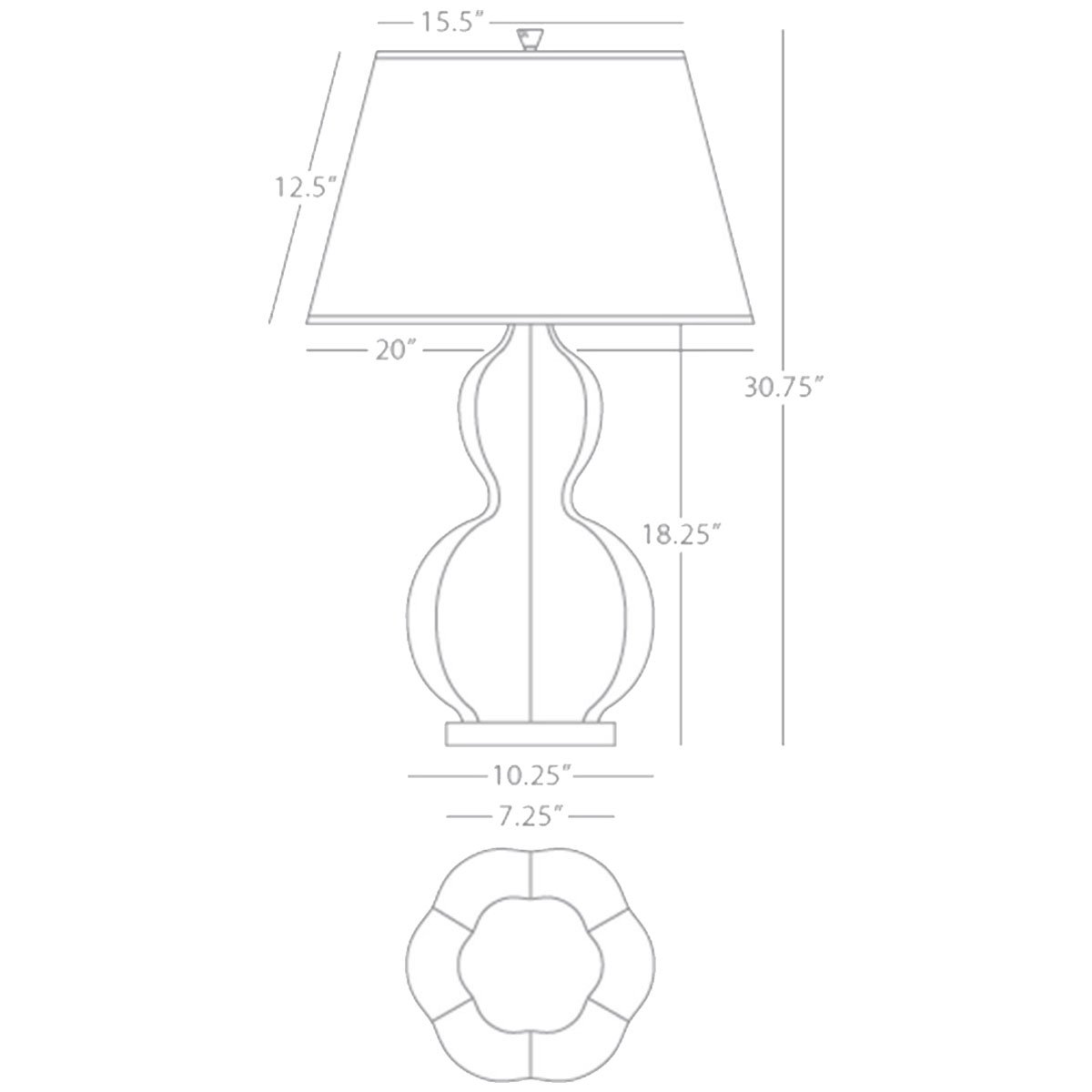 PG997 Modern One Light Table Lamp - Stylish Desk Lamp for Home Office, Bedroom & Living Room - Perfect for Reading, Working & Decorating