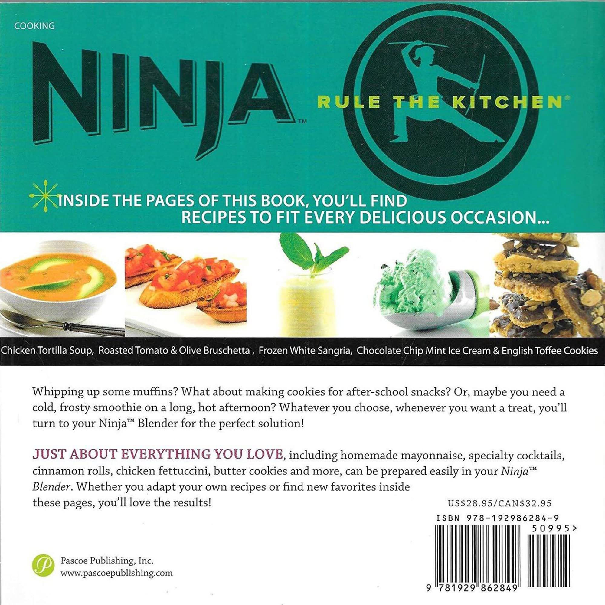 Ninja Blender - High-Speed Professional Blender with 150 Delicious Smoothie & Recipe Cookbook - Perfect for Smoothies, Soups, Nut Butters & Healthy Meal Prep