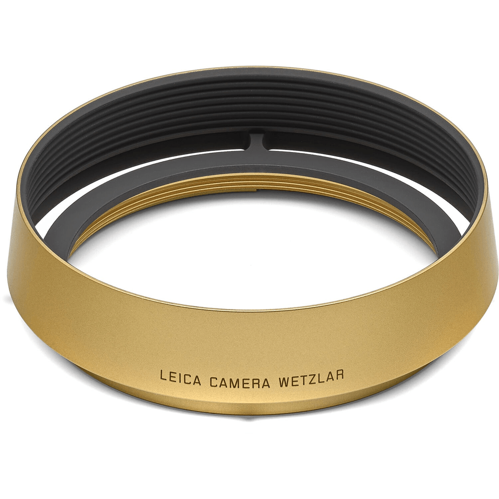 Leica Round Lens Hood Q - Brass Blasted Finish for Leica Cameras - Perfect for Outdoor & Studio Photography