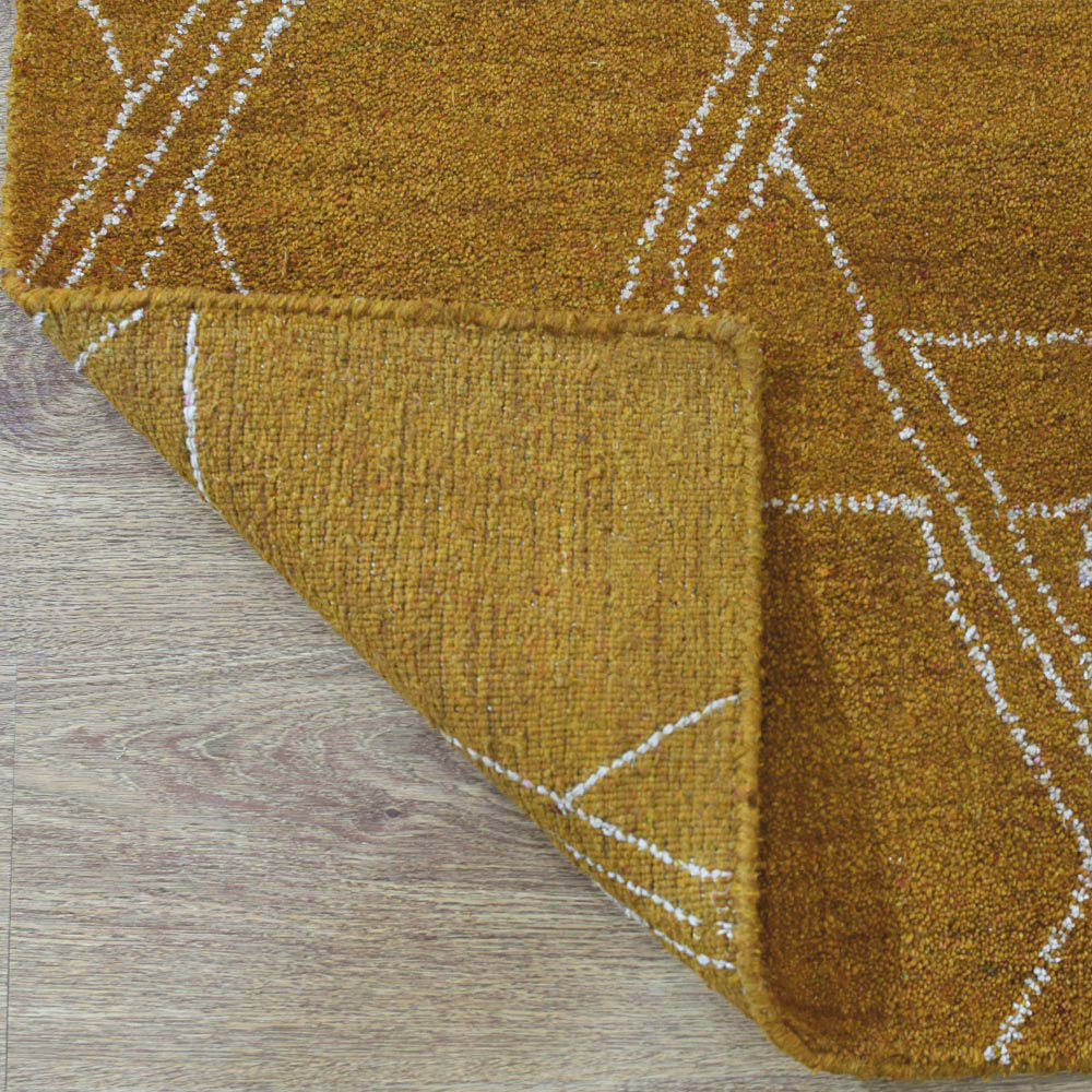 Handmade Elysium Hand Knotted Rug - Premium Wool Area Rug for Living Room, Bedroom, Dining Room - Soft & Durable Home Decor