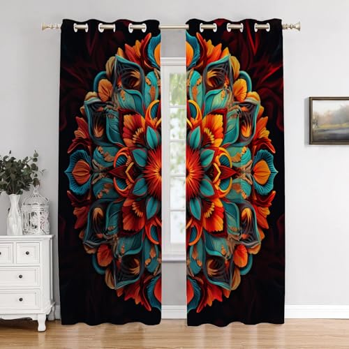Bohemian Floral 1 Red a