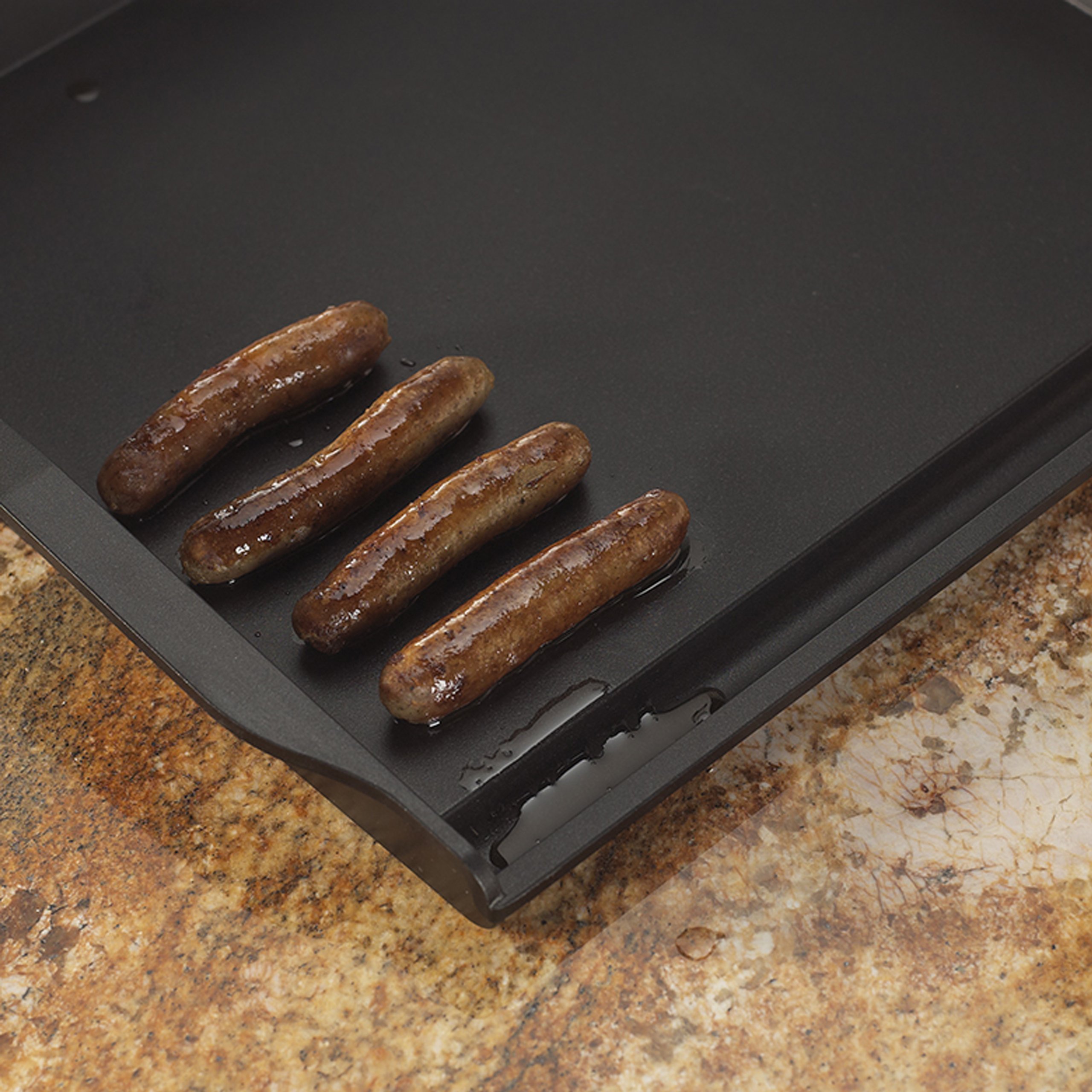 Nordic Ware 2 Burner Stovetop Griddle with Backsplash - 12