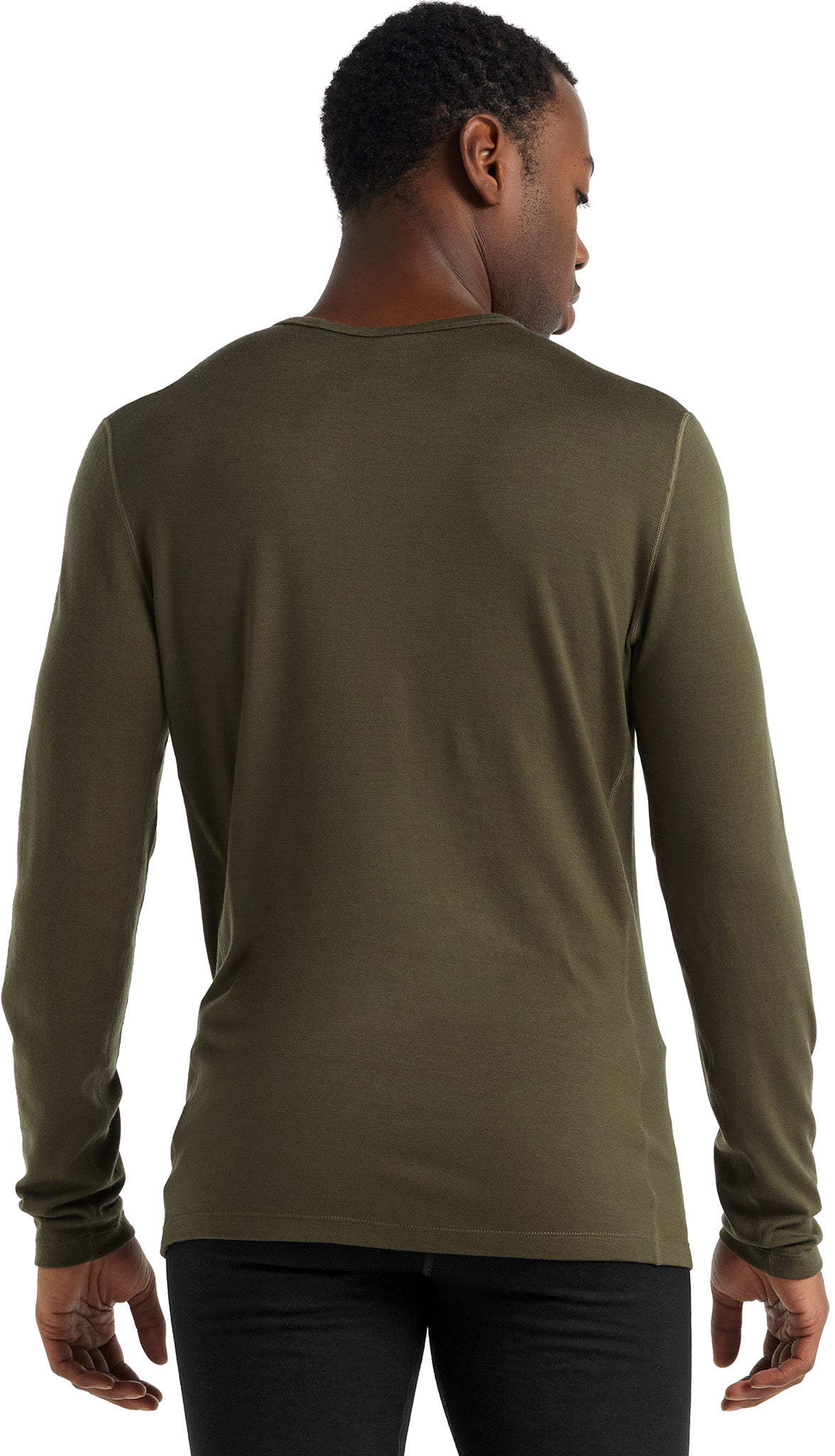 260 Tech LS Crew Baselayer for Men - Long Sleeve Thermal Underwear, Moisture Wicking & Odor Control - Perfect for Cold Weather, Hiking, Skiing & Outdoor Activities