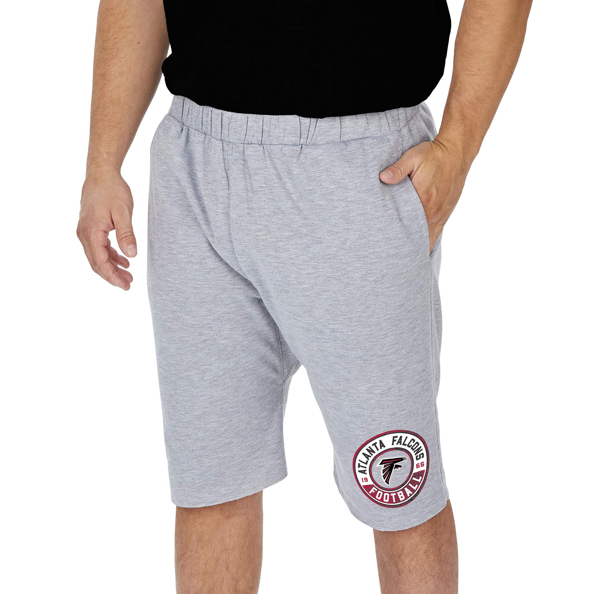 NFL Zubaz Men's Cut-Off Sweat Shorts - Comfortable Athletic Shorts for Sports Fans | Perfect for Game Day, Gym Workouts & Casual Wear