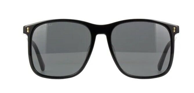 Gucci GG 1041S 001 Black/Gray square Unisex Sunglasses