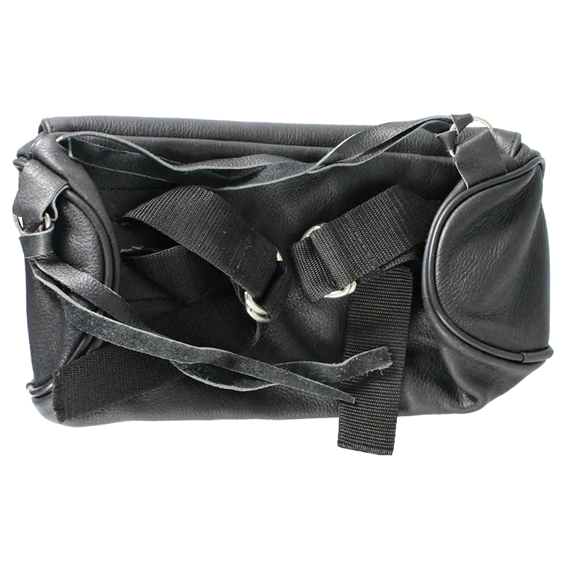 Open Road Small Leather Tool Bag - Durable & Stylish Organizer for DIY, Crafts & Professional Use - Perfect for Carpenters, Electricians & Handymen