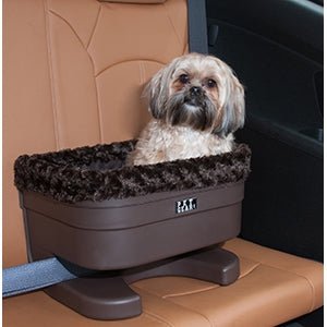 Premium Chocolate Brown Bucket Seat Booster for Kids - Safe & Comfortable Car Travel Accessory | Perfect for Road Trips, School Runs, and Family Outings