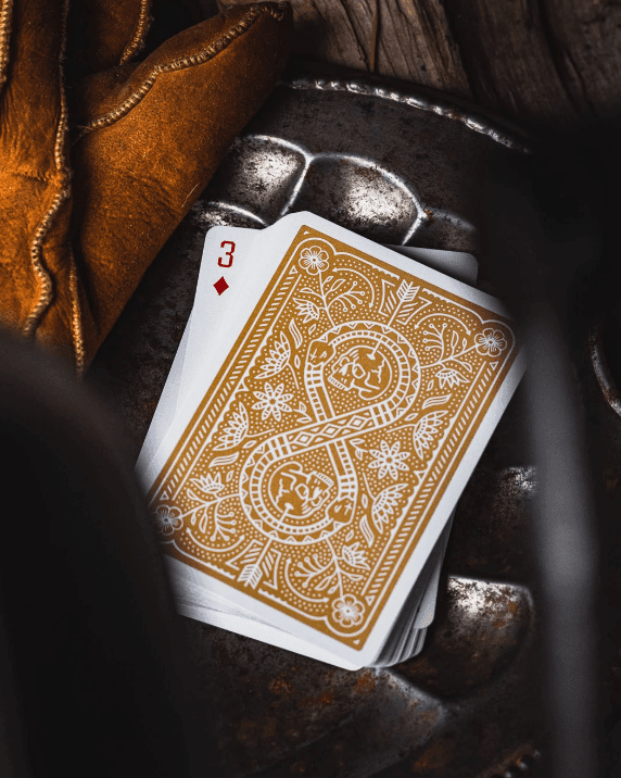 Premium Brown Drifters Playing Cards - High-Quality Poker Cards for Magic Tricks, Card Games, and Casino Nights