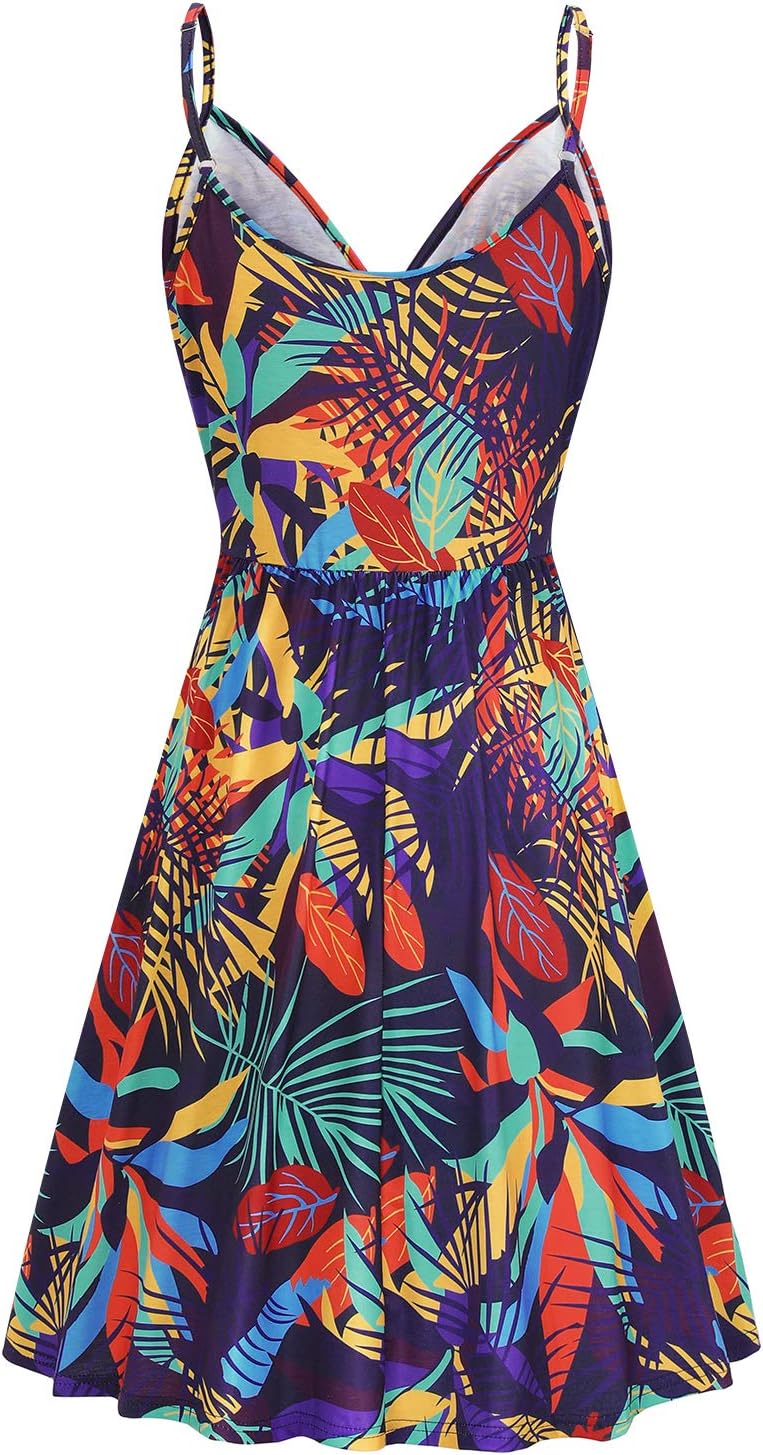 Elegant V-Neck Spaghetti Strap Casual Dress with Pockets - Perfect for Summer Outings, Beach Vacations & Date Nights