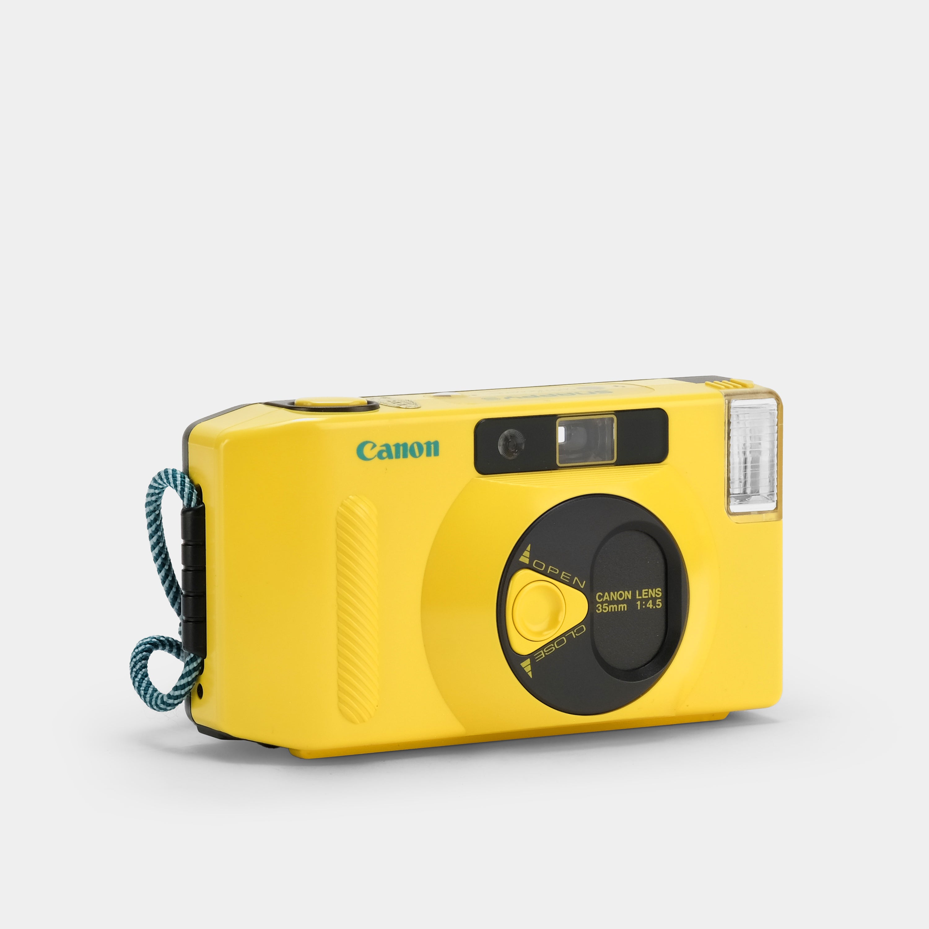 Canon Snappy S Yellow 35mm Point and Shoot Film Camera - Vintage Retro Style for Travel, Street Photography & Everyday Use
